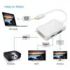 Mini Displayport Male To DVI HDMI VGA