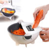 Vegetable Cutter Slicer Chopper Fruit Strainer Basket
