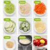 Vegetable Cutter Slicer Chopper Fruit Strainer Basket