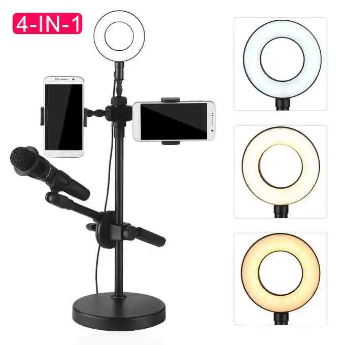 product_image_name-Generic-Selfie Ring Light with Phone Holder and Microphone Stand 3-1