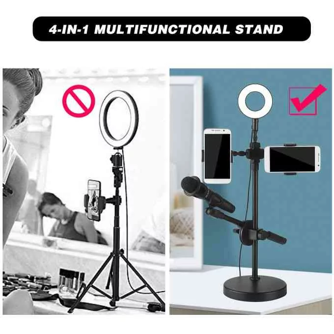 product_image_name-Generic-Selfie Ring Light with Phone Holder and Microphone Stand 3-3