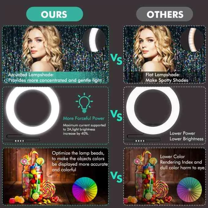 product_image_name-Generic-Selfie Ring Light with Phone Holder and Microphone Stand 3-8