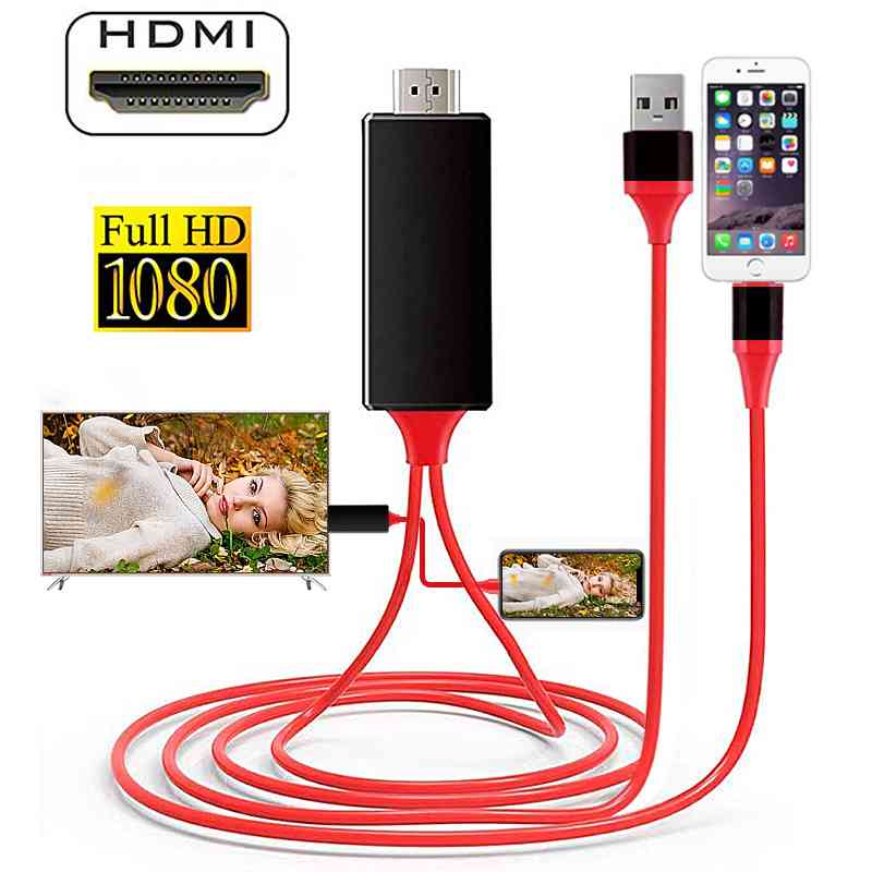 Lightning To HDMI /HDTV Cable Digital AV Adapter for iphone