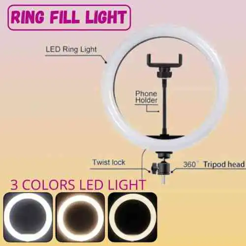 LED Ring Fill Light 3 in 1 - Image 3