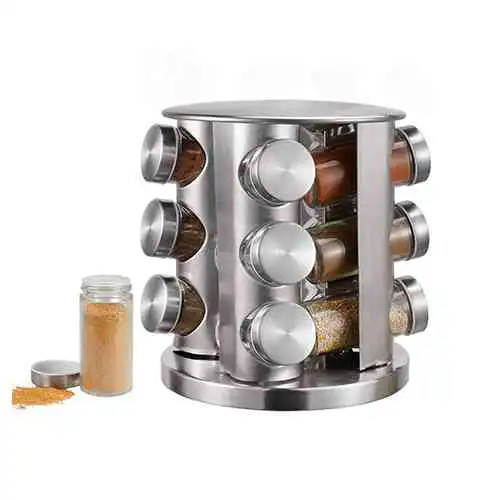 steel spice rack
