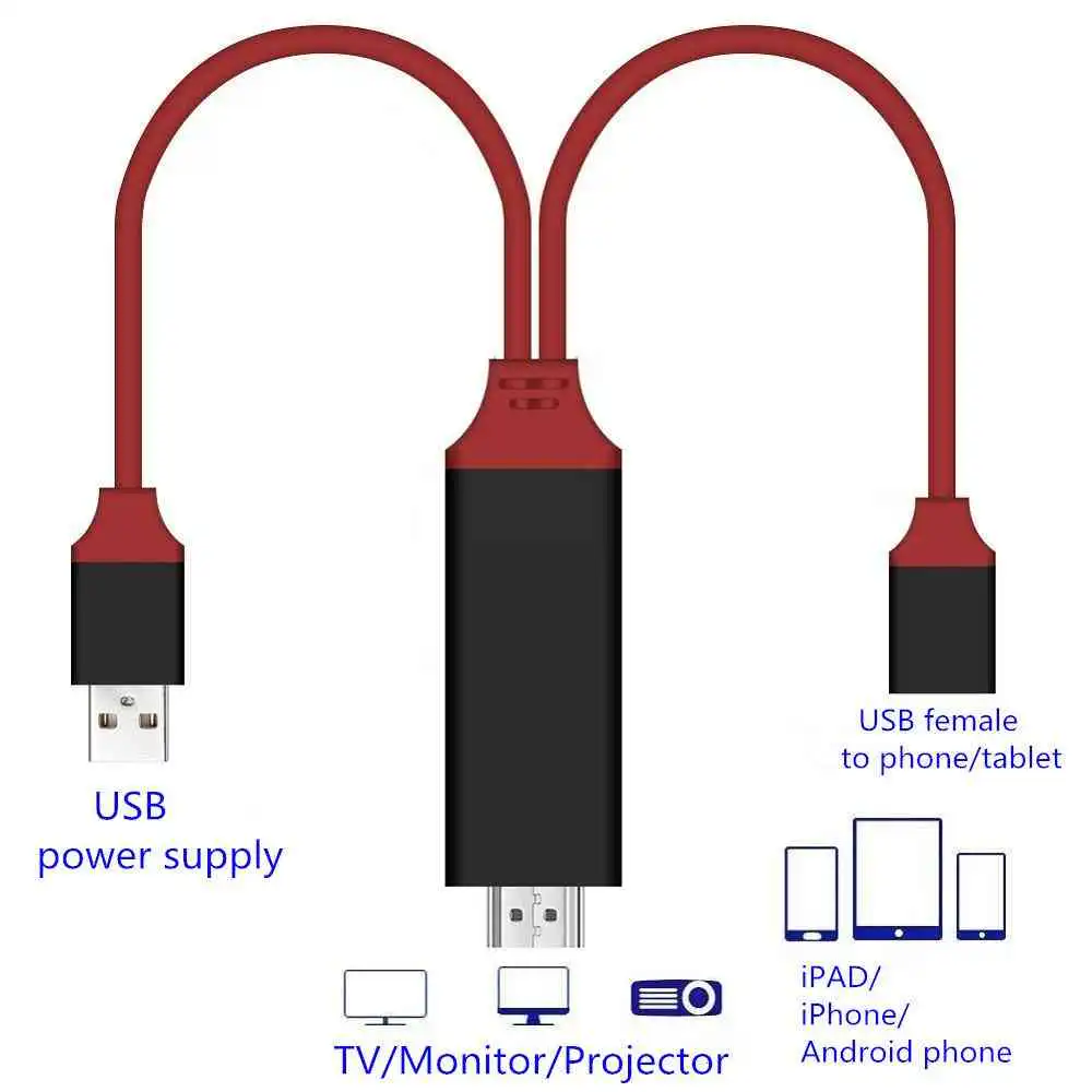 Phone to HDMI Cable