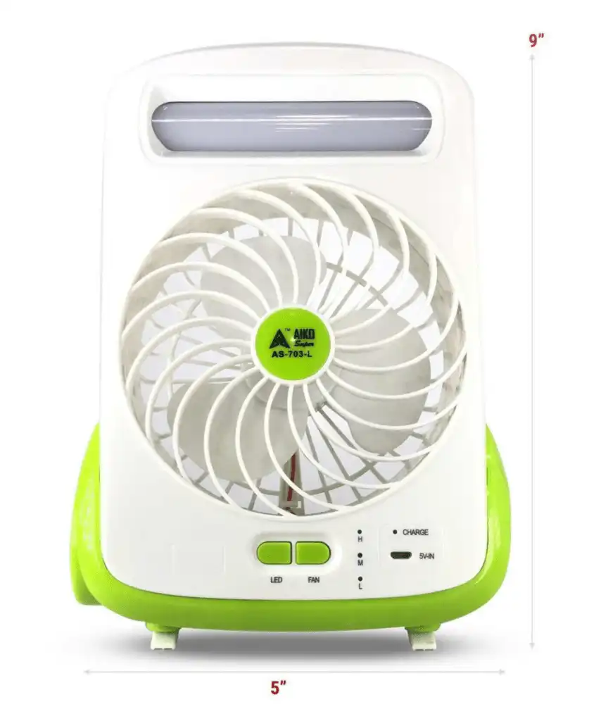 Aiko Fan with torch