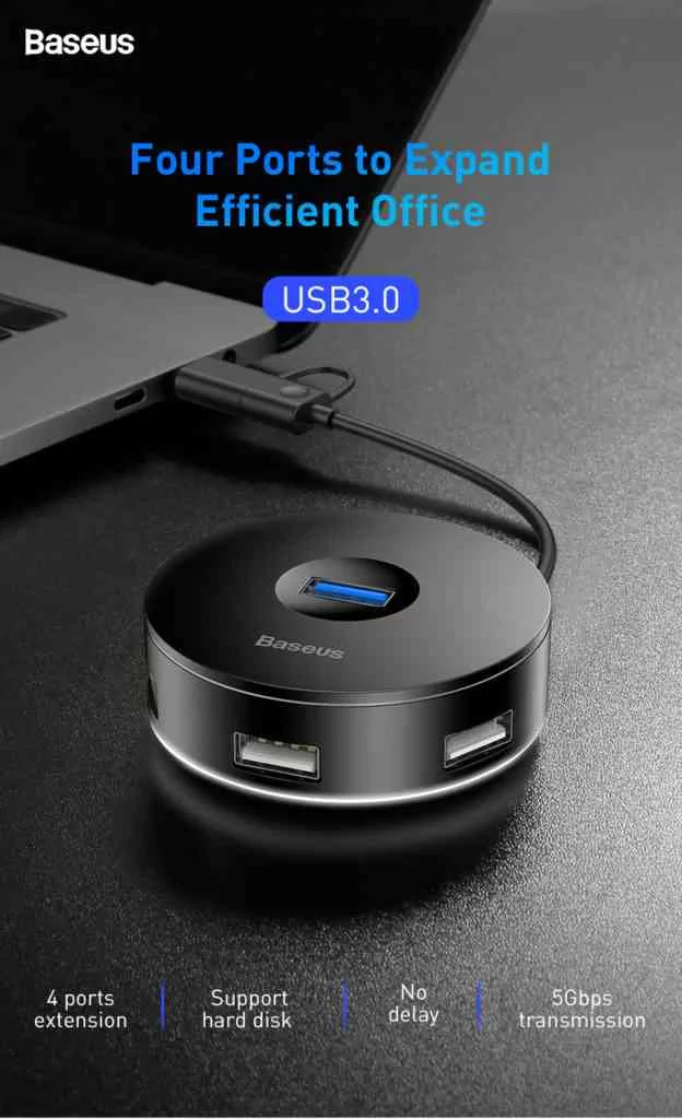Baseus USB HUB C HUB to Multi USB 3.0 1M