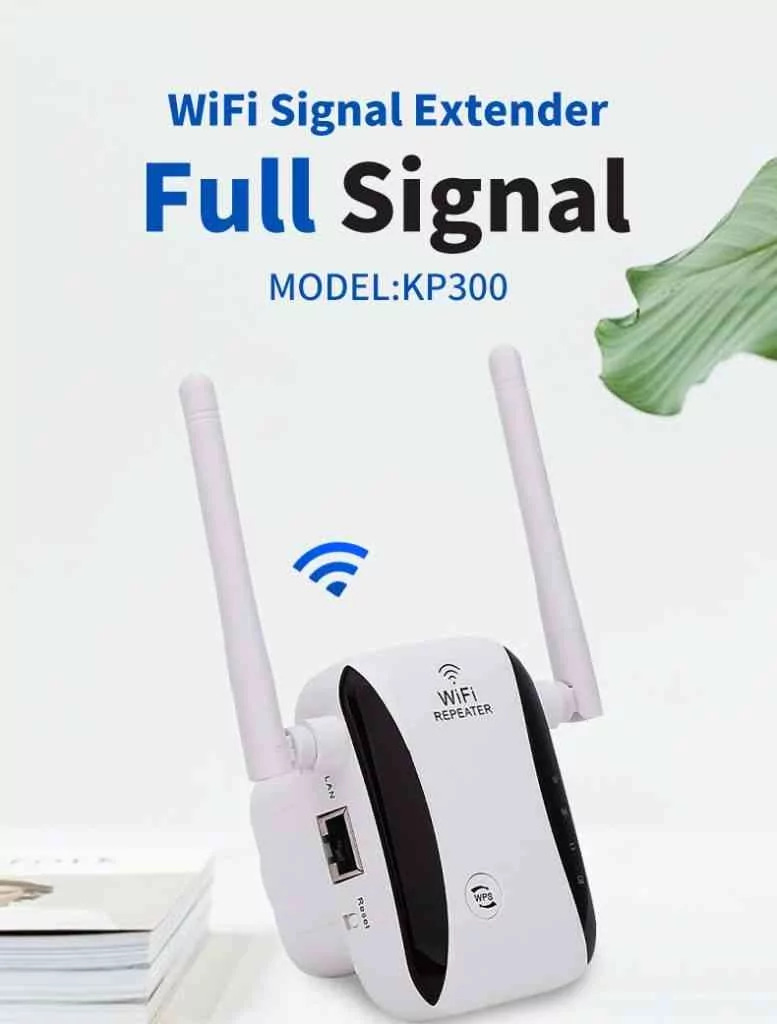 WiFi Repeater Range Extender Booster 300Mbps