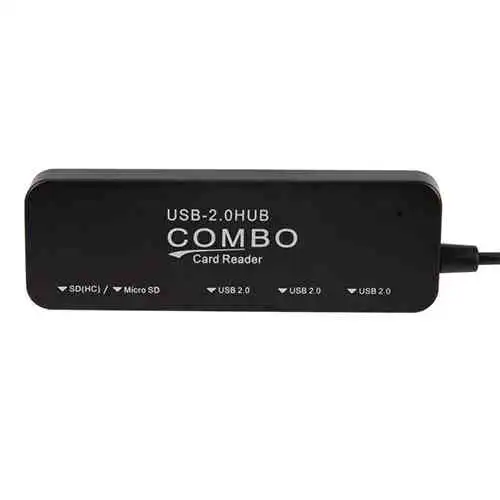 2.0 USB HUB COMBO Card Reader
