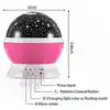 Star Master LED Rotating Night Light