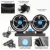 12V Dual Head Fan for Any Vehicle