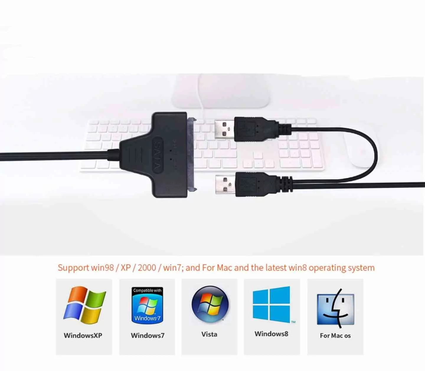 USB 2.0 to SATA Cable