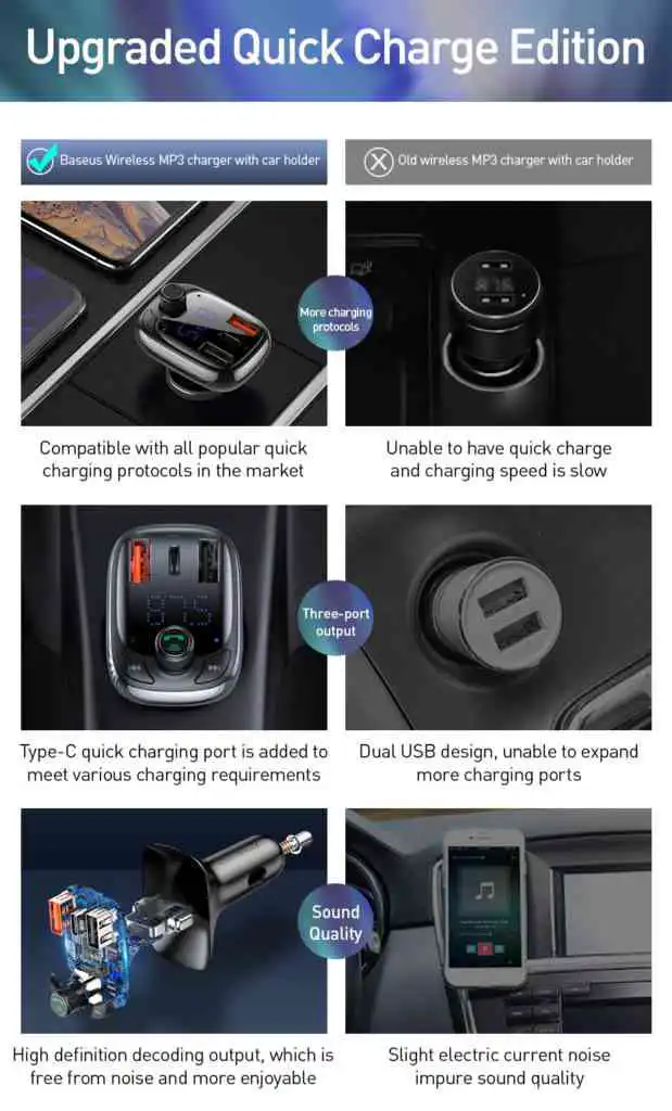 BASEUS Wireless MP3 Charger