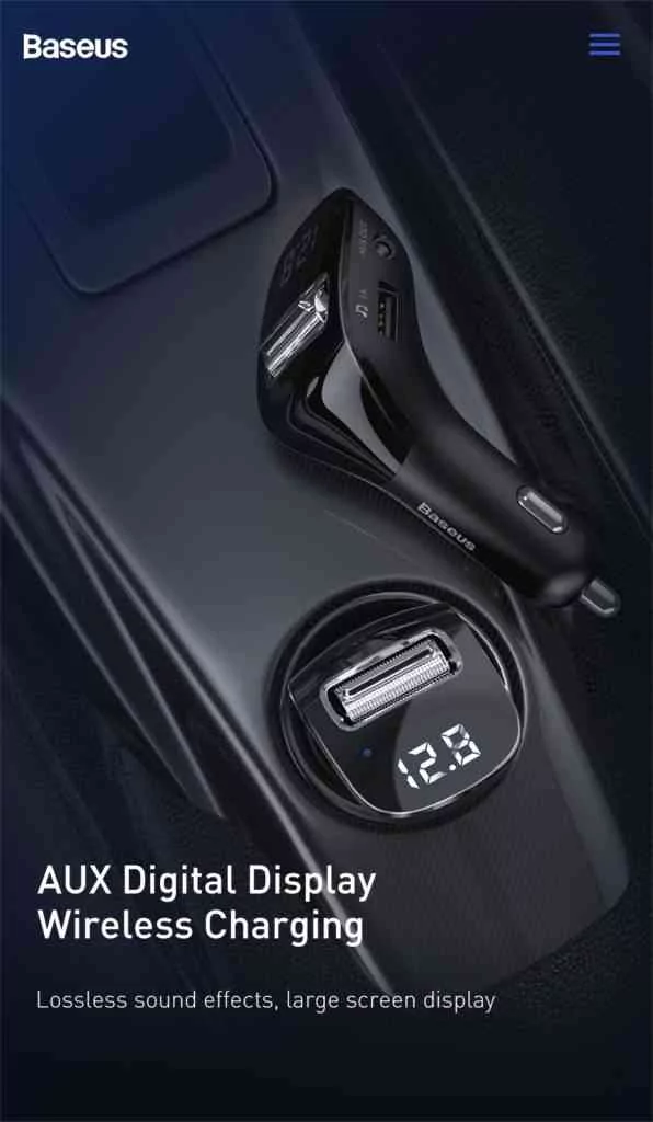 Baseus Car FM Transmitter F40 Streamer