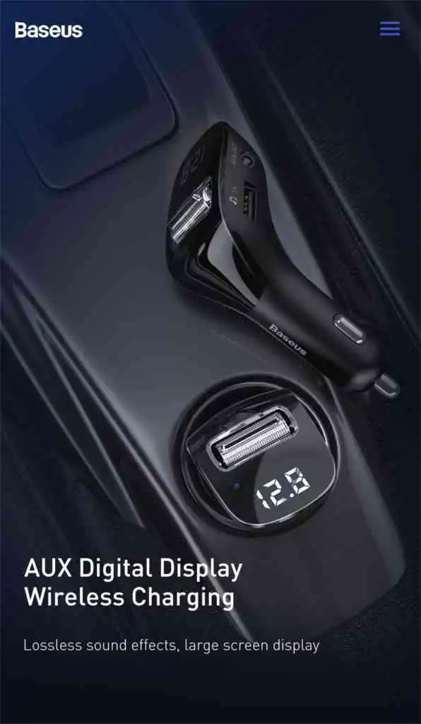Baseus Car FM Transmitter F40 Streamer