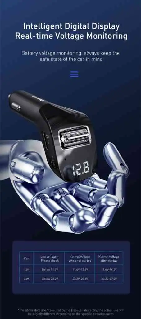 Baseus Car FM Transmitter F40 Streamer