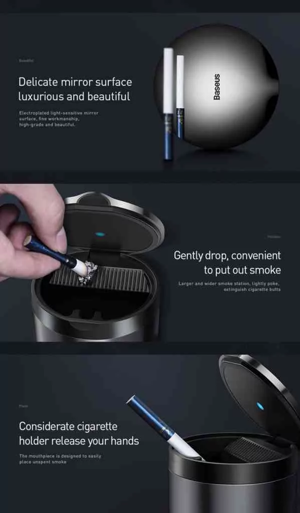 Baseus Portable Car Ashtray