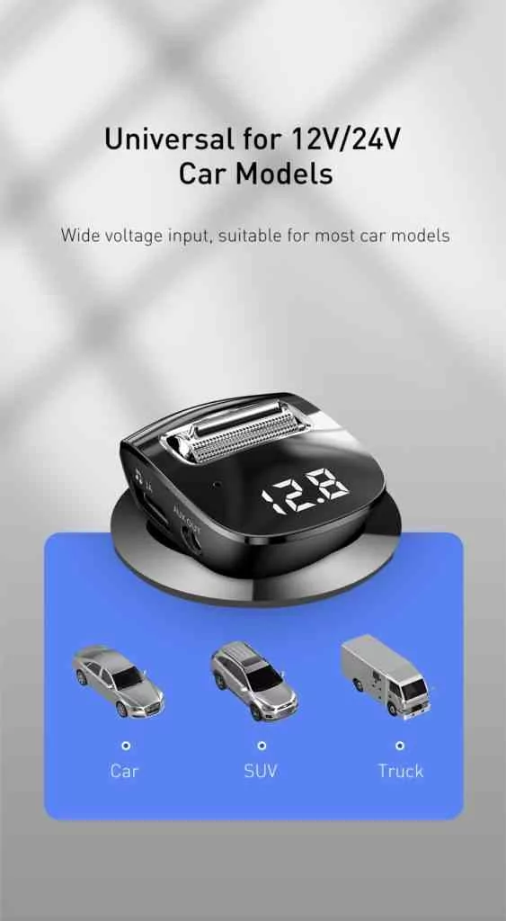 Baseus Car FM Transmitter F40 Streamer