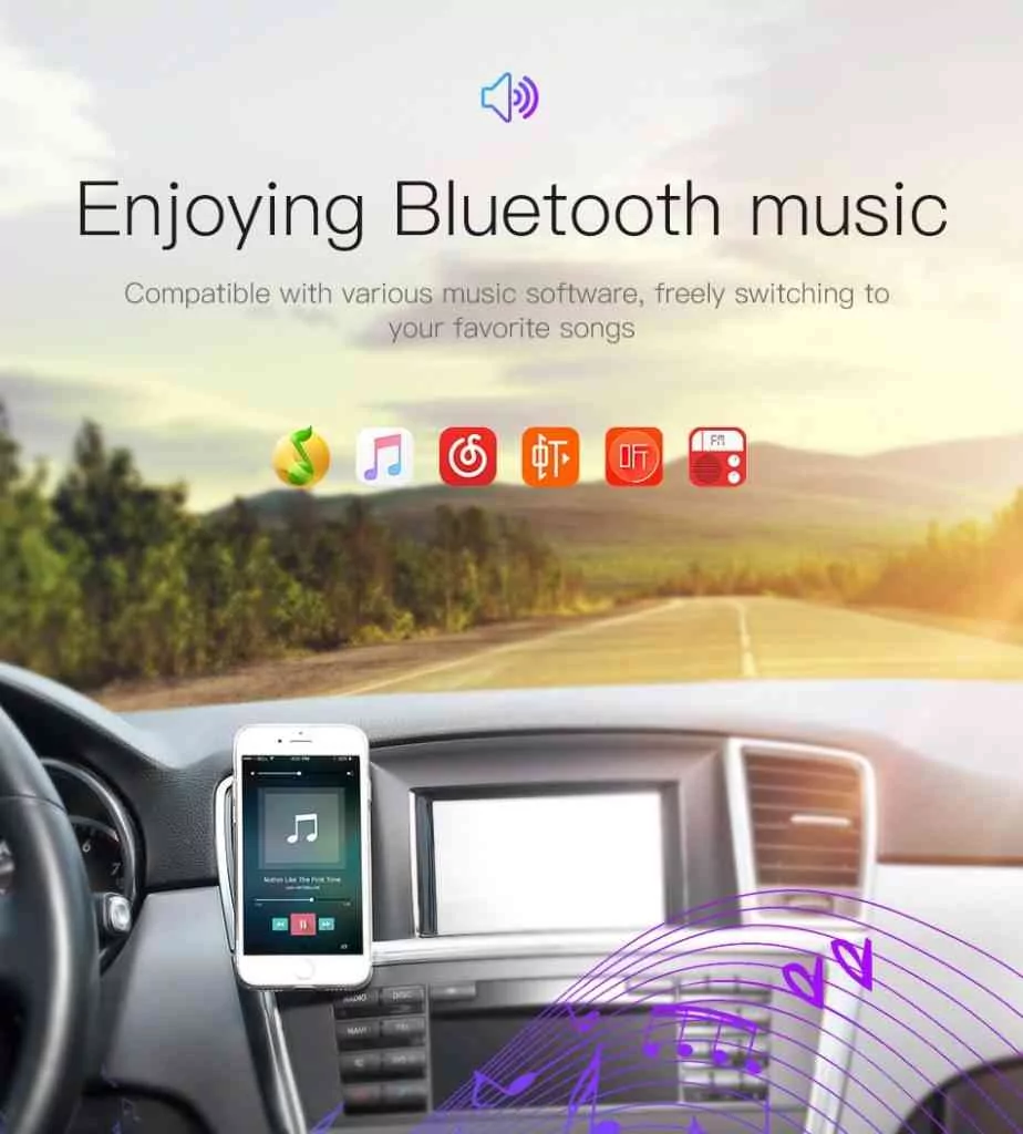 Baseus Bluetooth MP3 Vehicle Charger