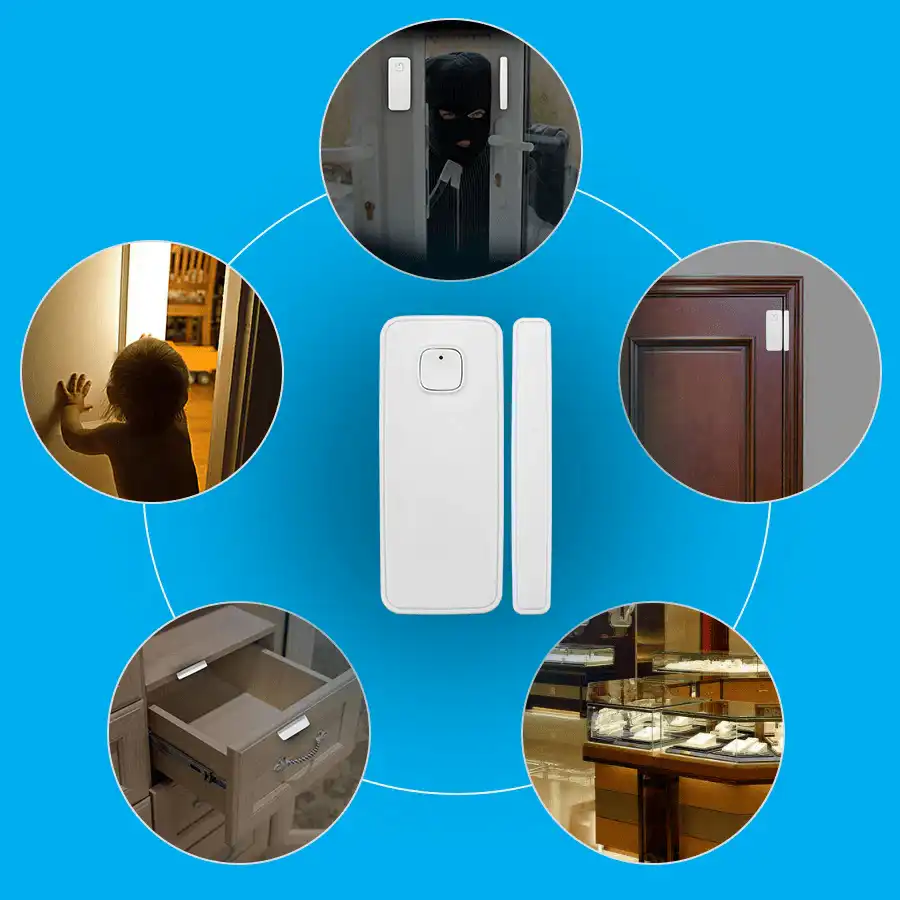 Smart WIFI Door Window Sensor Open / Closed Detector Wireless Alarm Home  #smarthouse #homeappliances " #homeaccessorie… | Smart wifi, Home security,  Best smart home
