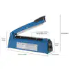 Plastic Bag Pouch Impulse Heat Sealing Machine for Packaging, Packing, Polythene, Packet, Package, Seal