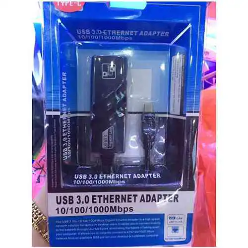 Type C ETHERNET ADAPTER USB 3.0 101001000Mbps Gigabit Lan Converter