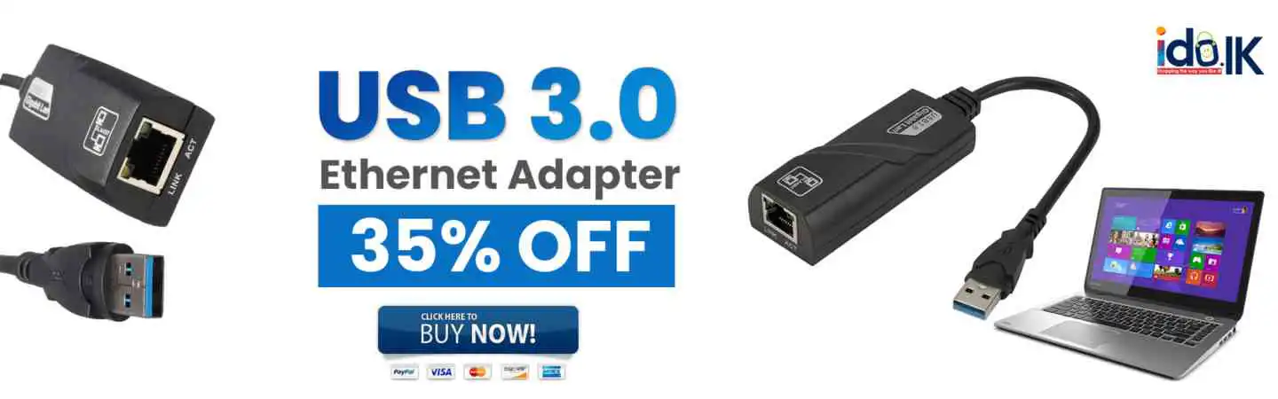USB . to Ethernet Adapter
