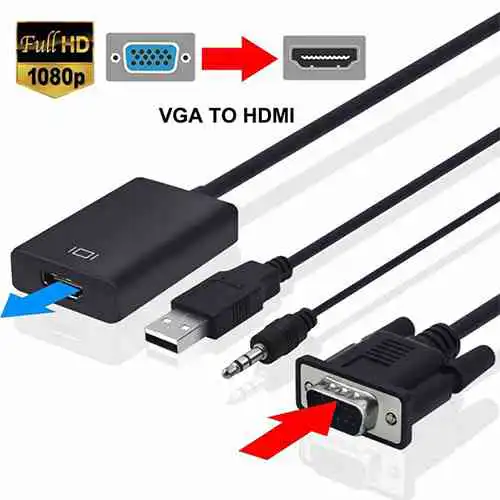 VGA to HDMI Converter Cable Sri Lanka