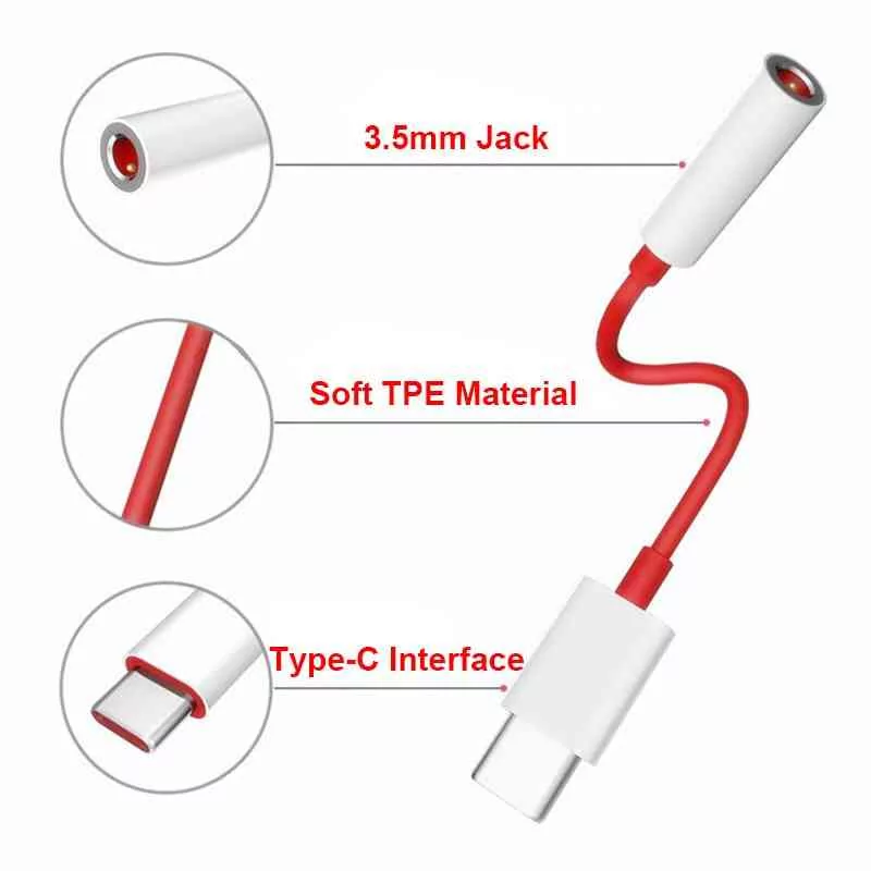 Oneplus Type-C To 3.5mm Aux Cable