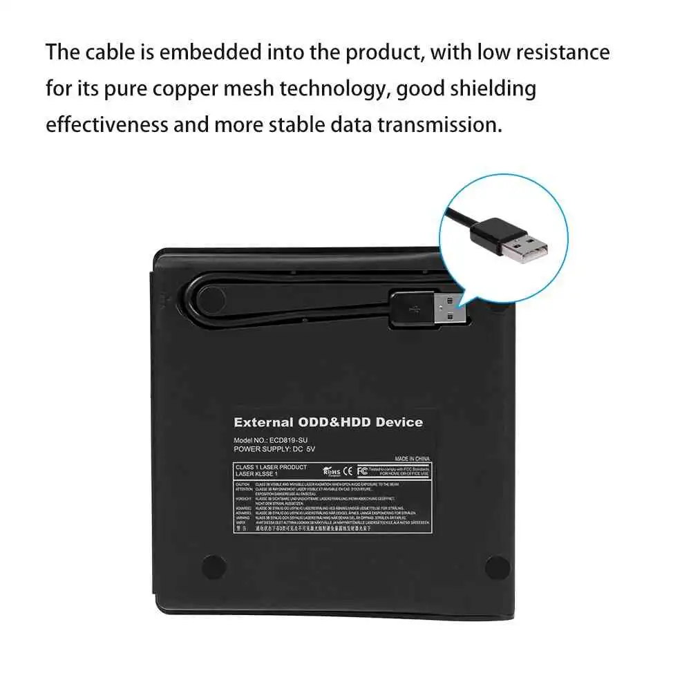 Portable External DVD Drive
