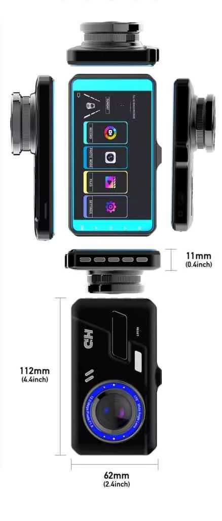 Car DVR Touch Camera