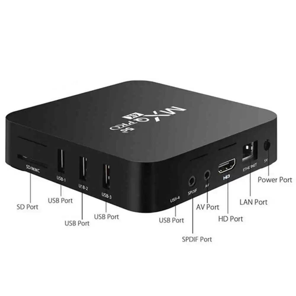 Android Smart Tv Box MXQ Pro 4k 4GB RAM 64GB ROM 