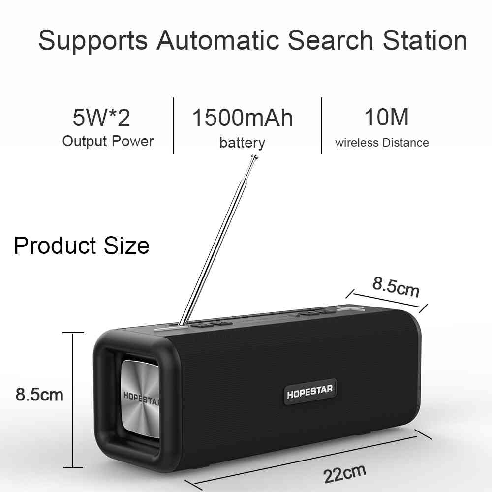 HOPESTAR T9 Waterproof Wireless Bluetooth speaker