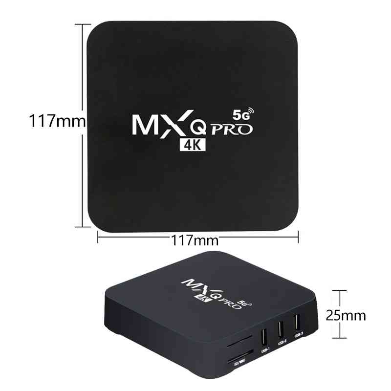 Android Smart Tv Box MXQ Pro 4k 4GB RAM 64GB ROM 