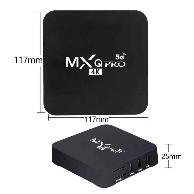Android Smart Tv Box MXQ Pro 4k 4GB RAM 64GB ROM