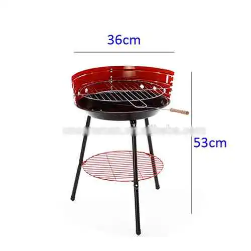 Portable Round Barbecue Grill Rack