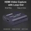 Video Capture Card with Loop Out HDMI To HDMI USB 2.0