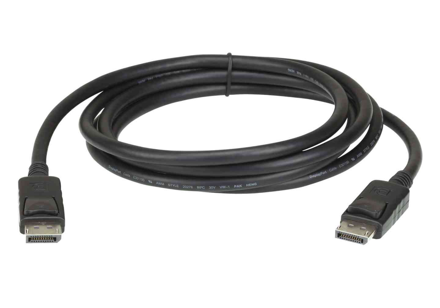 2 m DisplayPort rev.1.4 Cable - 2L-7D02DP, ATEN DisplayPort Cables | ATEN Corporate Headquarters