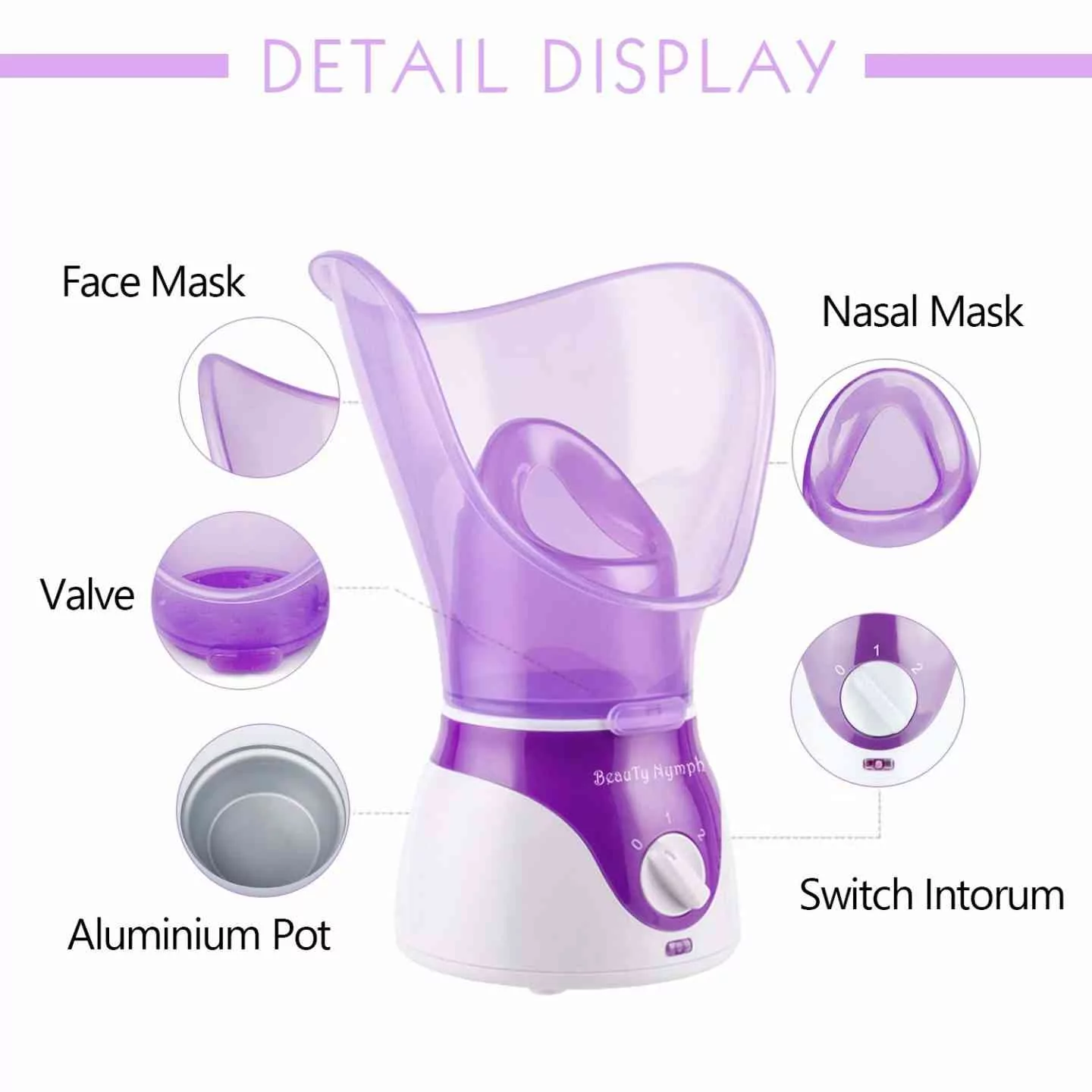 NTFS Facial Steamer with Nasal Mask
