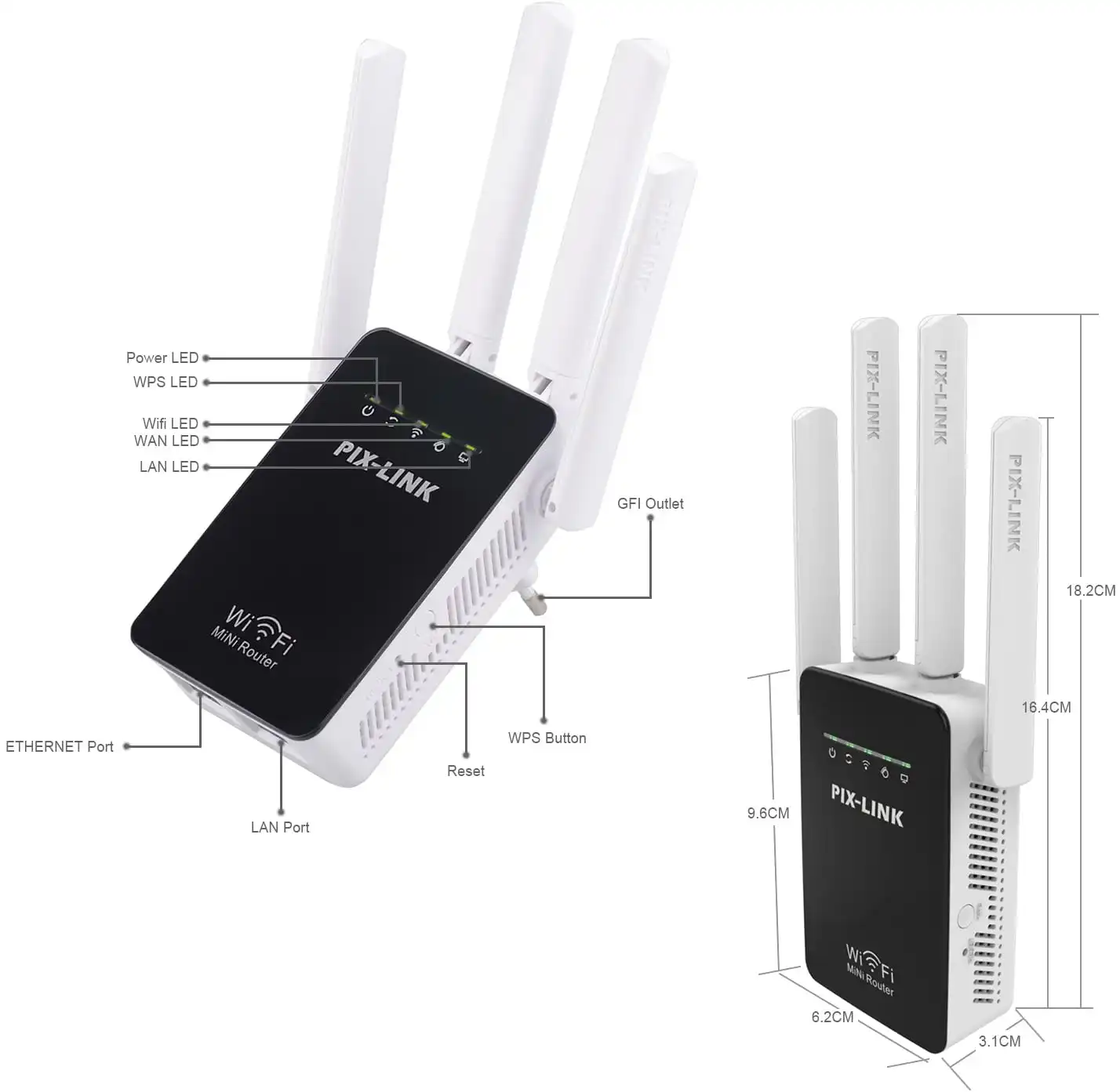 PIX-LINK WIFI Range Extender Best Price in Sri Lanka