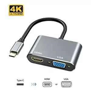 USB C to HDMI VGA Adapter