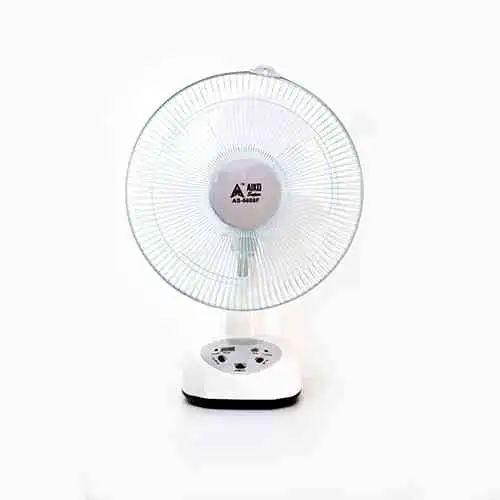 AIKO Rechargeable Fan with Built-in LED Light