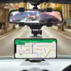 Car Rearview Mirror Mount Stand Holder Cradle For Phone