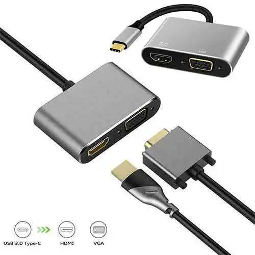 USB C to HDMI VGA Adapter Sri Lanka@ ido.lk