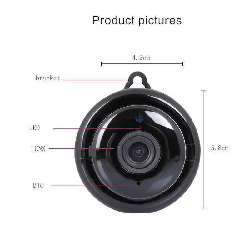 Wireless Mini IP Camera V380 Wifi Camera Sri Lanka 
