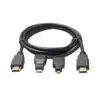3 in 1 HDTV Cable Mini HDMI to HDMI Cable Sri lanka @ido.lk