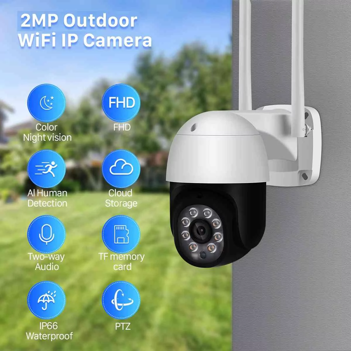 2MP Outdoor WIFI Camera