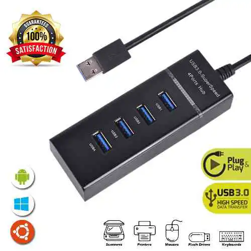 3.0 USB HUB 4Ports High Speed Multi HUB Splitter Sri lanka from ido.lk