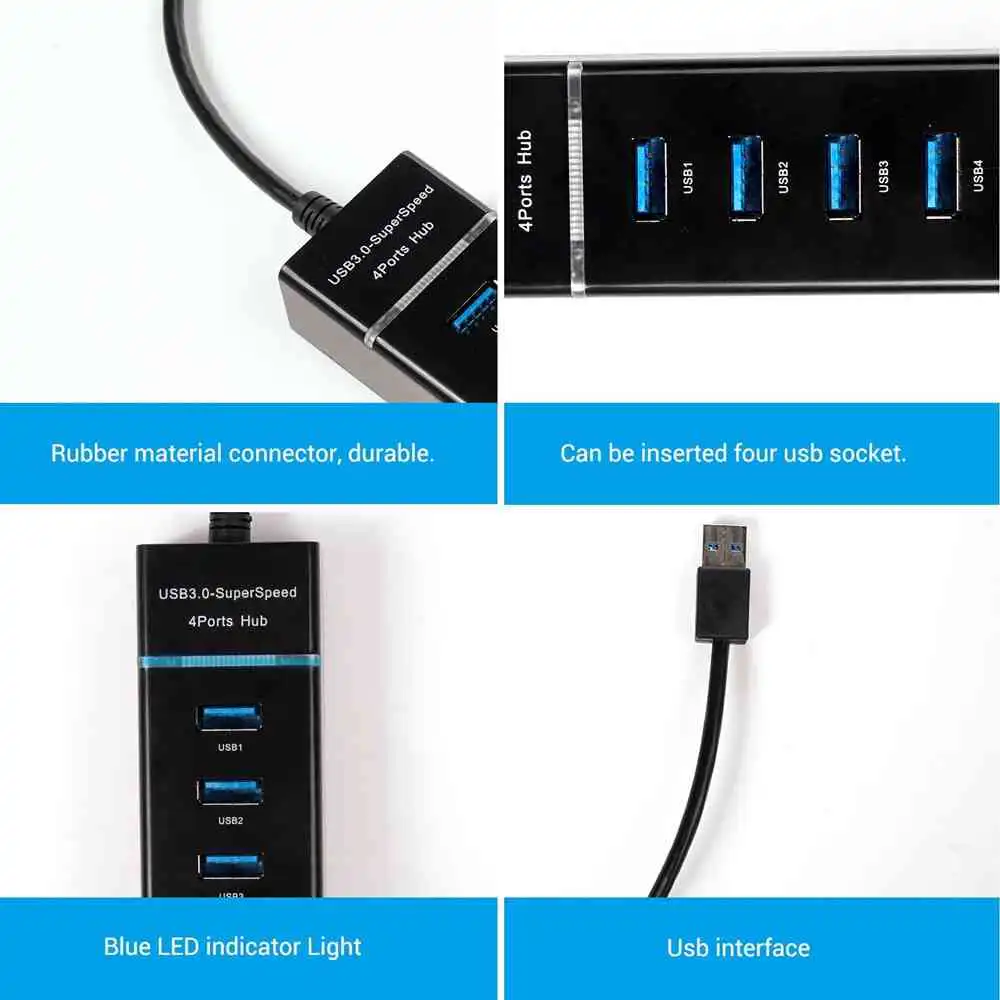 3.0 USB HUB 4ports High Speed Multi HUB Splitter Sri Lanka